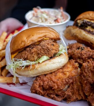 Fried Chicken Burgers