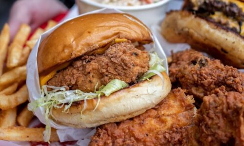 Fried Chicken Burgers